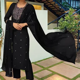 Anni Designer Women Embroidered Thread Work Kurta Set With Dupatta-picture-34