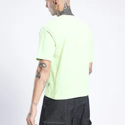 glitchez Graphic Printed Drop-Shoulder Sleeves Relaxed Fit T-shirt image 2