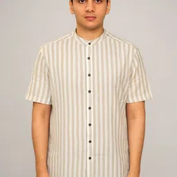 Biglilpeople Men Striped Casual Shirt-picture-36