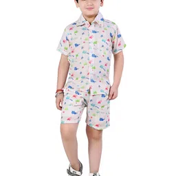 Arshia Fashions Boys Printed Shirt with Shorts-picture-29
