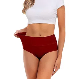 YOU FOREVER Pack Of 3 High-Rise Hipster Briefs - YF-3HWPNT-SKN-PNK-MRN-S image 5