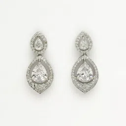 ZENEME Teardrop Shaped Drop Earrings image 2