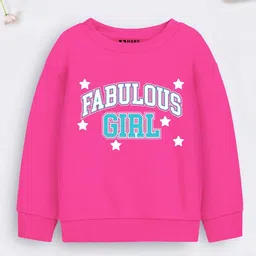 HERE&NOW Girls Printed Hooded Sweatshirt image 4