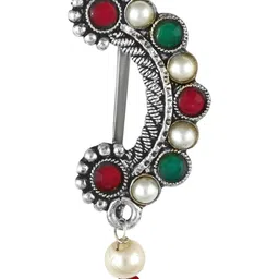 vivastri Gold Plated Alloy Nath Nose Pins-picture-27