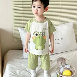 StyleCast x Revolte Boys Printed Round Neck Pure Cotton T-shirt With Shorts-picture-32