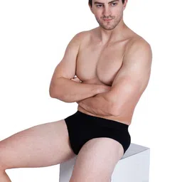 Bamboology Pack of 2 Mid-Rise Ultra-Soft Basic Briefs image 2