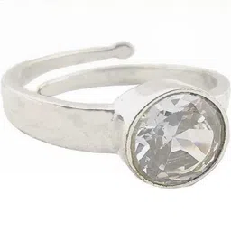 GenZcomplex Silver-Plated Brass Zircon Finger Ring-picture-24