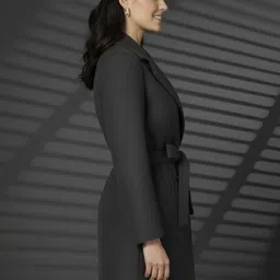 Mast & Harbour Women Notched Lapel Collar Single Breasted Overcoat image 3