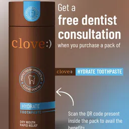 Clove Oral Care Hydrate Toothpaste For Dry Mouth Solution- 100 g image 3