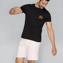 SZN Graphic Printed Round Neck Short Sleeves Regular Fit Casual T-Shirt image 5