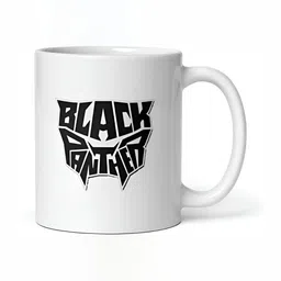 Mr UVD White & Beige Typography Printed Ceramic Glossy Mug - 350 ml image 3