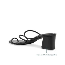 CAI PU Block Sandals with Bows image 5