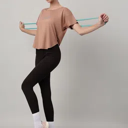 MKH Women Typography Printed Dri-FIT T-shirt image 2