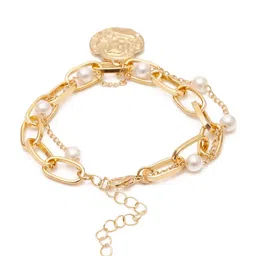 Stoln Pearls Beaded Link Bracelet image 4