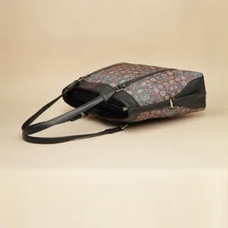 Anouk Floral Printed PU Structured Tote Bag image 4