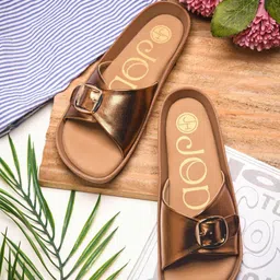 JodyHub Women Printed Open Toe Flats with Buckles-picture-35