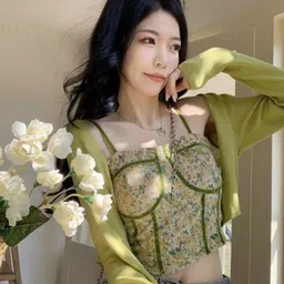 KPOP Open Front Crop Shrug-picture-55