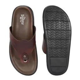 Roadster Men Solid Open Toe Synthetic Leather Flats image 2