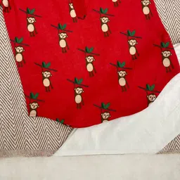 Bhaakur Kids Printed Round Neck Long Sleeves Organic Cotton Kurta And Pyjamas image 5