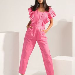 Aamili Women Basic Jumpsuit with Ruffles-picture-0