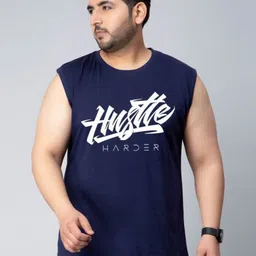 Toodle Plus Men Plus Size Printed Sleeveless Vest T-Shirt-picture-58
