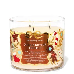 Bath & Body Works Cookie Butter Truffle 3-Wick Candle-picture-25