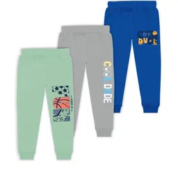 J&JP Boys Pack of 3 Cotton Joggers image 4