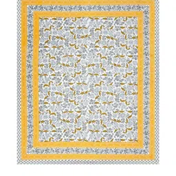 Myntra Elegant Homes Floral Printed 180 TC King Size Bedsheet With 2 Pillow Covers image 3