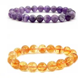 ARDLOR Set Of 2 Artificial Beaded Elasticated Bracelets-picture-29