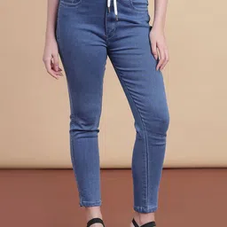 V-Mart Women Solid Regular Fit High-Rise Stretchable Jeans-picture-43