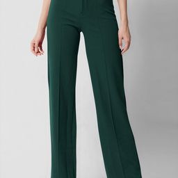 Dream Beauty Fashion Women Straight Fit High-Rise Easy Wash Pleated Trousers-picture-11