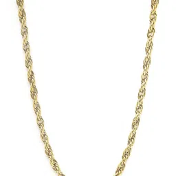 Bohey by KARATCART Men Gold-Plated Chain image 3