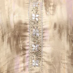 Aronita Textured Printed Thread Work Pure Cotton Kurta With Trousers & Dupatta image 2