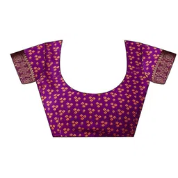 SANISA Bandhani Poly Chiffon Saree image 3