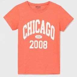 Fame Forever by Lifestyle Girls Typography Printed Applique T-shirt-picture-5