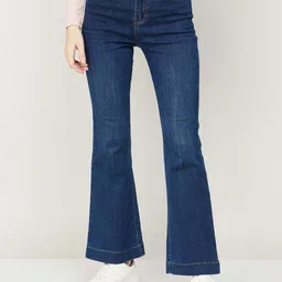 Xpose Women Flared High-Rise Clean Look Stretchable Jeans-image-98