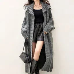 JC Collection Women Cable Knit Longline-picture-30