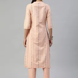 KALINI Women Regular Kurta with Trousers image 2
