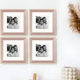 Art Street Pink & White 2 to 4 Pieces Wood Wall Photo Frames image 5