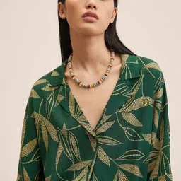 MARQUISA Women Floral Printed Regular Satin Top-image-3