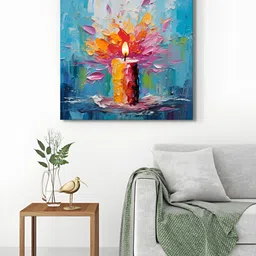 999Store Blue & Orange 1 Piece Canvas Other Wall Paintings-picture-28