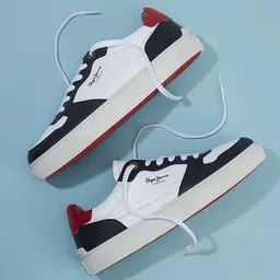 Pepe Jeans Men Lace-Ups Colourblocked Sneakers-picture-42