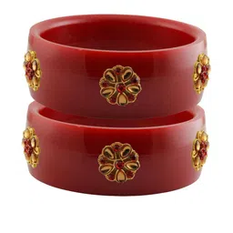 Vidhya Kangan Red Plastic Bangles image 1