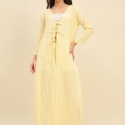 The Kaftan Company Self-Design Resort Cover Up Top-picture-24
