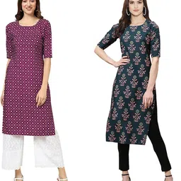 Ethnic basket Women Multicoloured Kurtas-picture-20