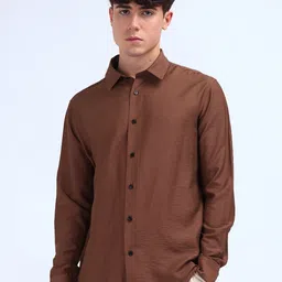 Flying Machine Men Classic Opaque Casual Shirt-picture-19