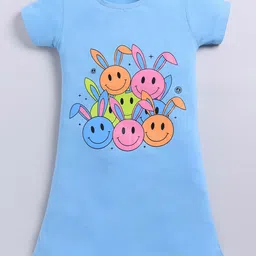 Todd N Teen Girls Printed Nightdress-image-56