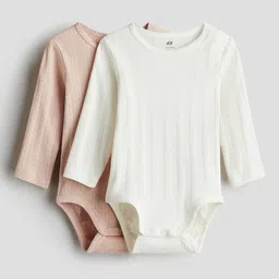 H&M 2-Pack Long-Sleeved Bodysuits-picture-32
