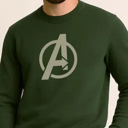 Organic Chics Men Printed Sweatshirt image 2