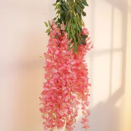 ARICK DECOR Pink 10 Pieces Artificial Plant With Pot-image-85